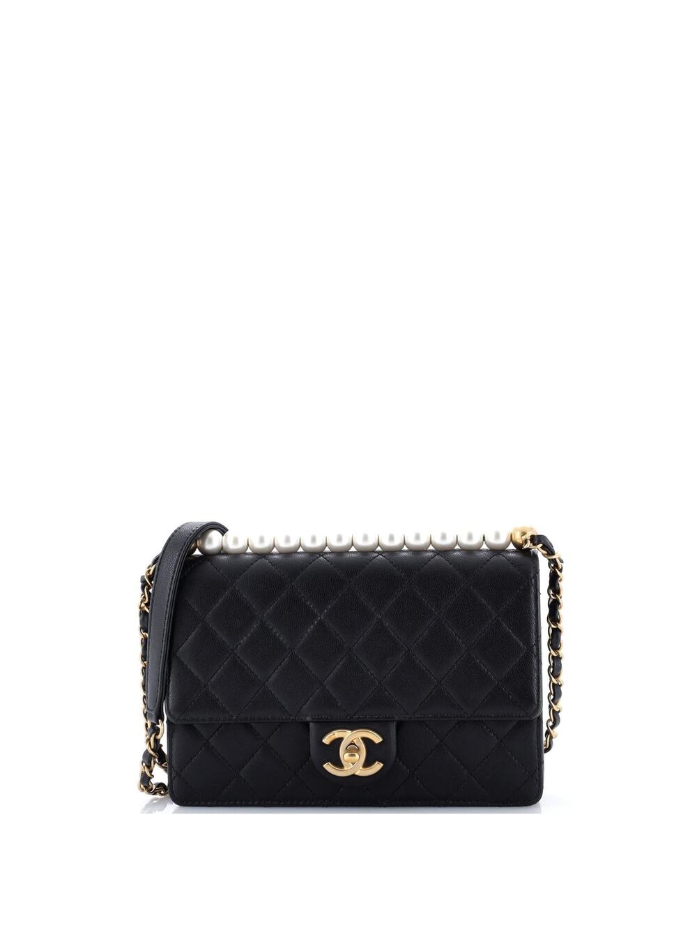 Chanel Chic Pearls Flap Bag Quilted #336107C44B